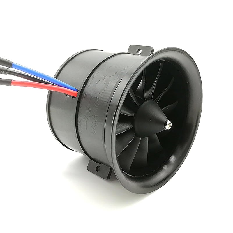 ApisQueen 70MM EDF 6S 2300KV 2240G Thrust Belt 12 Blades Electric Ducted Fan for Aircraft Model Aircraft Jet Enging - Image 1